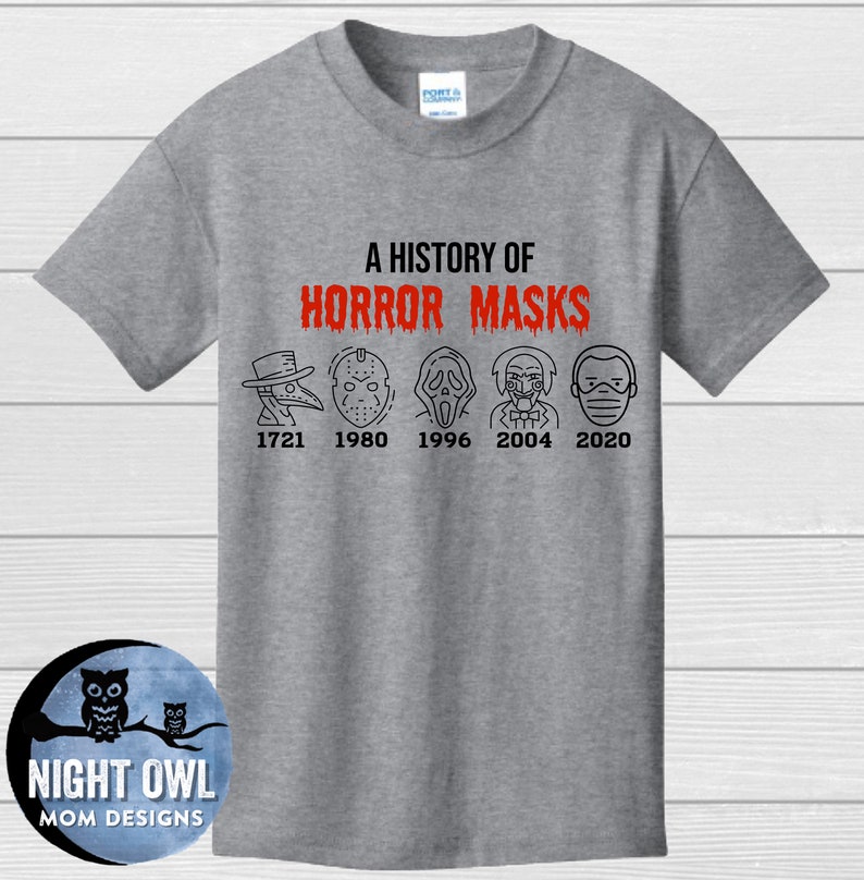 Halloween 2020 Una historia de máscaras de terror - svg, png imagen 2