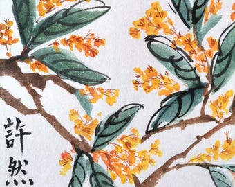 Handpainted Original Chinese Painting, Home Decoration,desk