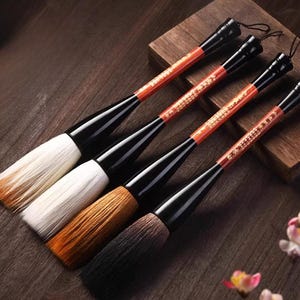 Extra Large Chinese Calligraphy Brush,Soft Brush for Couplet & Scroll Writing