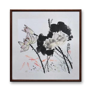 Panda Painting / Original Chinese Brush Water-ink Painting