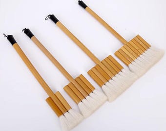 Weicher, flacher Pinsel (3/5/7/9 Tuben) für Aquarell- und Tuschemalerei, breiter Hintergrundpinsel