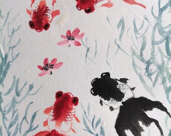 Handpainted Original Chinese Painting,traditonal Chinese