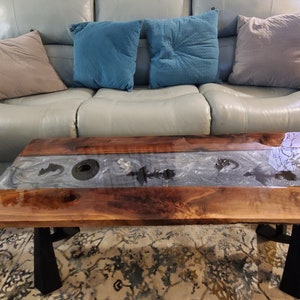 Epoxy River Table Dragons