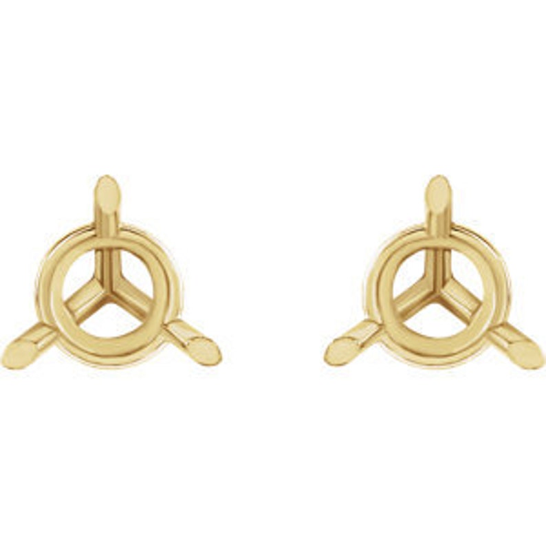 1 Carat Lab Grown Diamond Stud Earrings Lab Grown Diamond Etsy