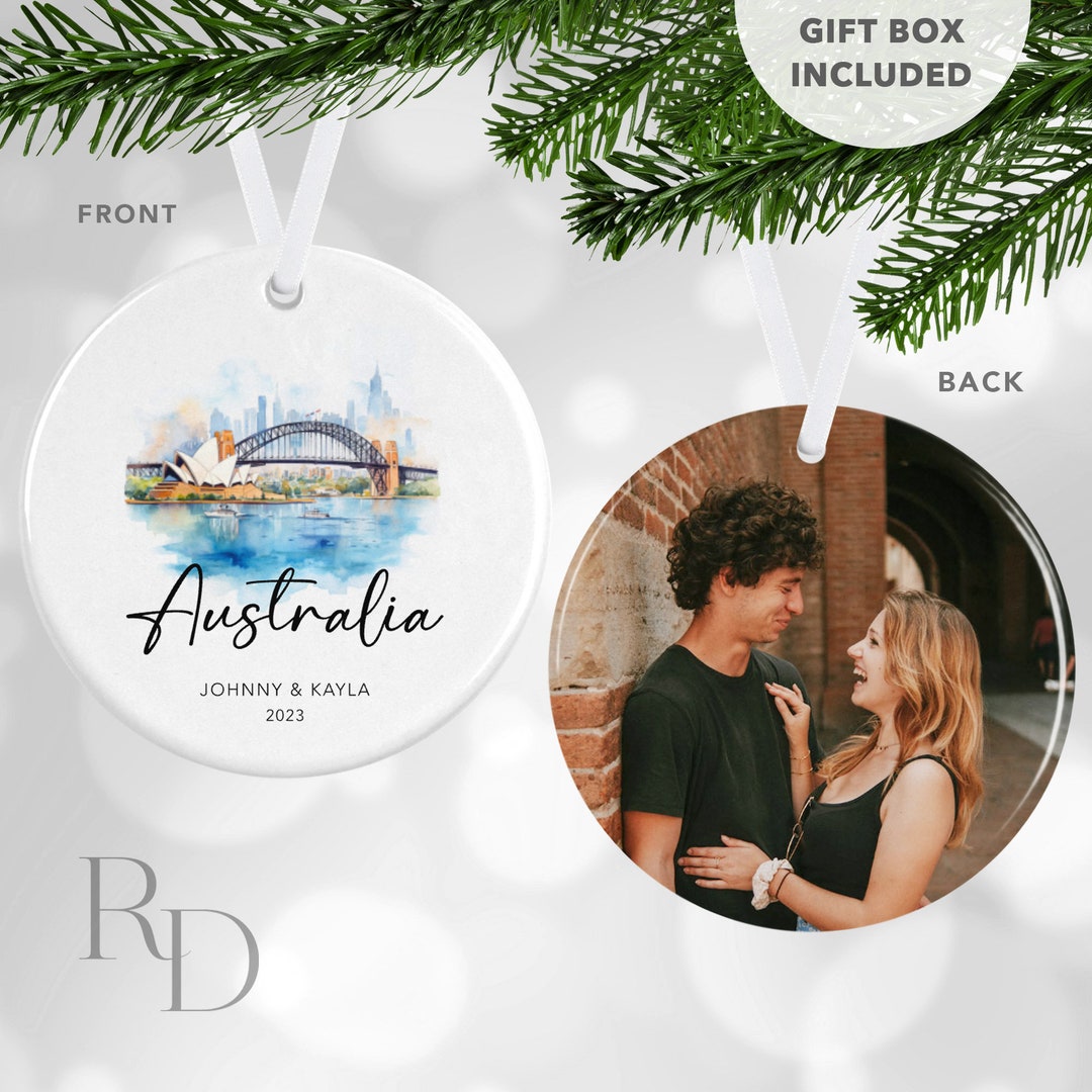 Australia Christmas Ornament Sydney Opera House Travel Etsy