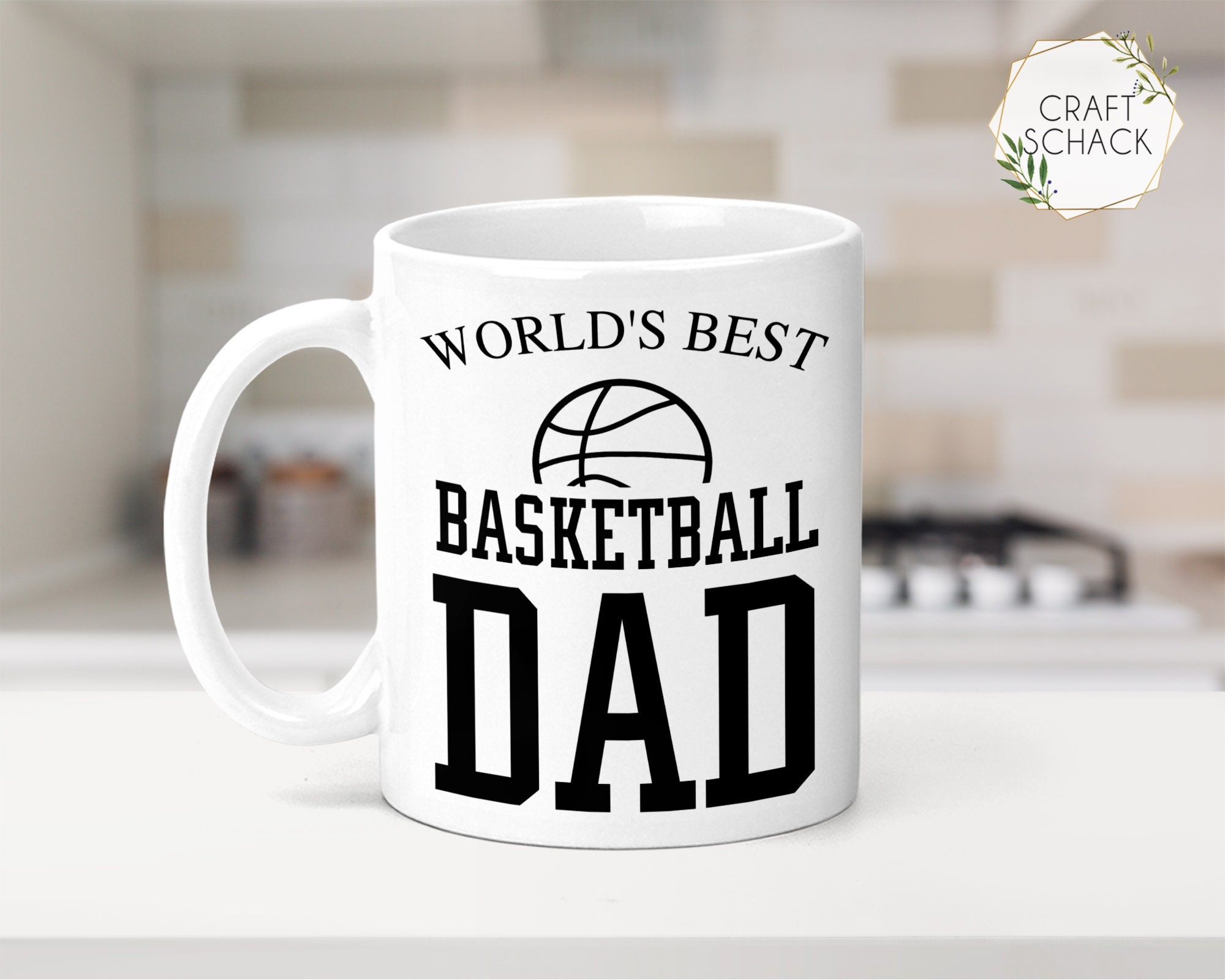 Basketball Dad Coffee Mug Fathers Day Gift From Son Etsy