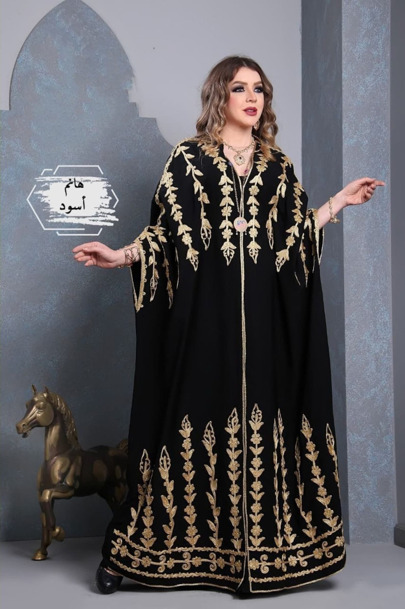 Kaftans for women embroidered Kaftan Abaya Morocco kaftan Etsy
