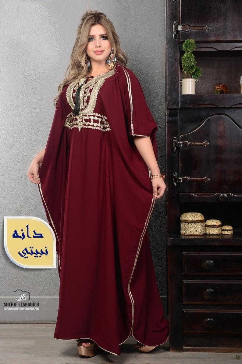 Kaftans for women embroidered Kaftan Abaya Morocco kaftan Etsy