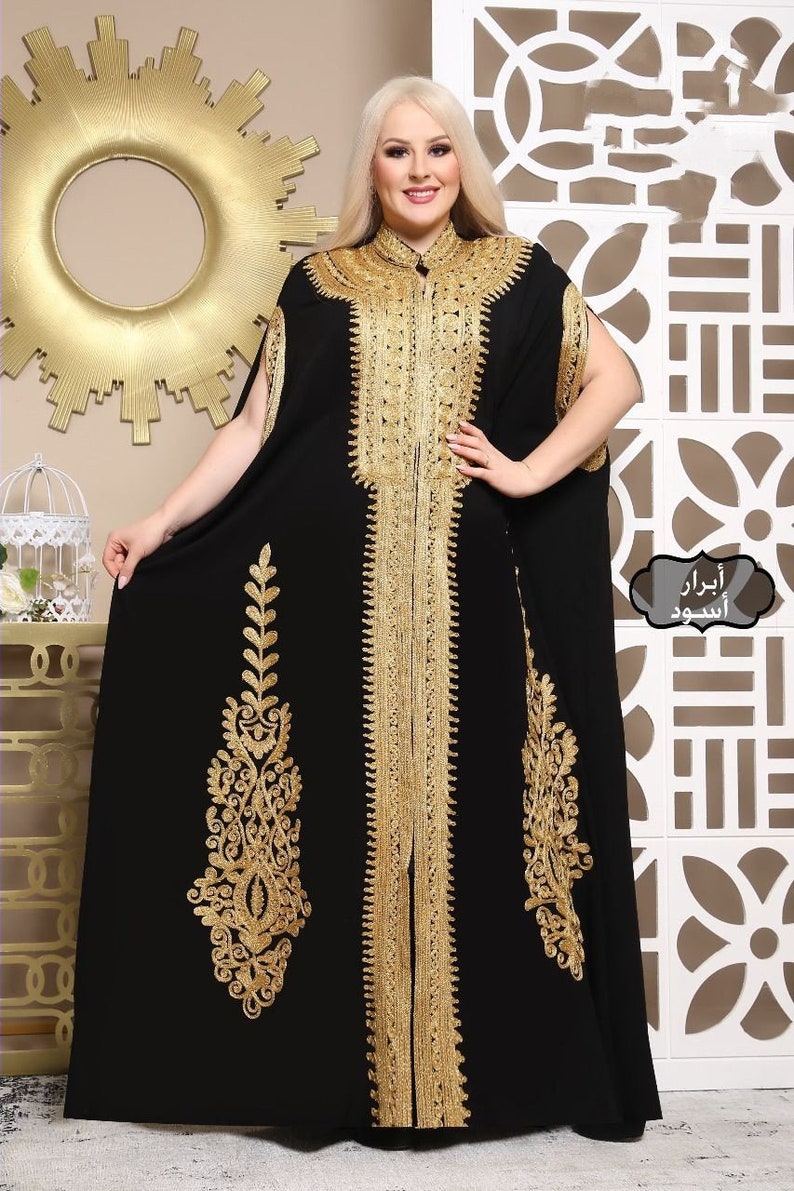 Kaftans for women embroidered Kaftan Abaya Morocco kaftan Etsy