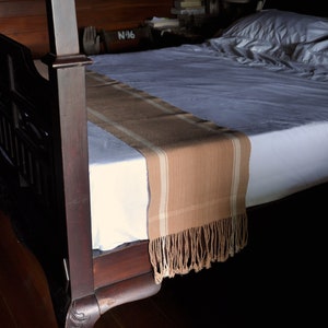 Bed Runners or Table Runner - extra long 220cm - natural dye