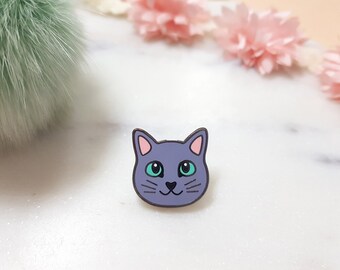 russian blue cat etsy