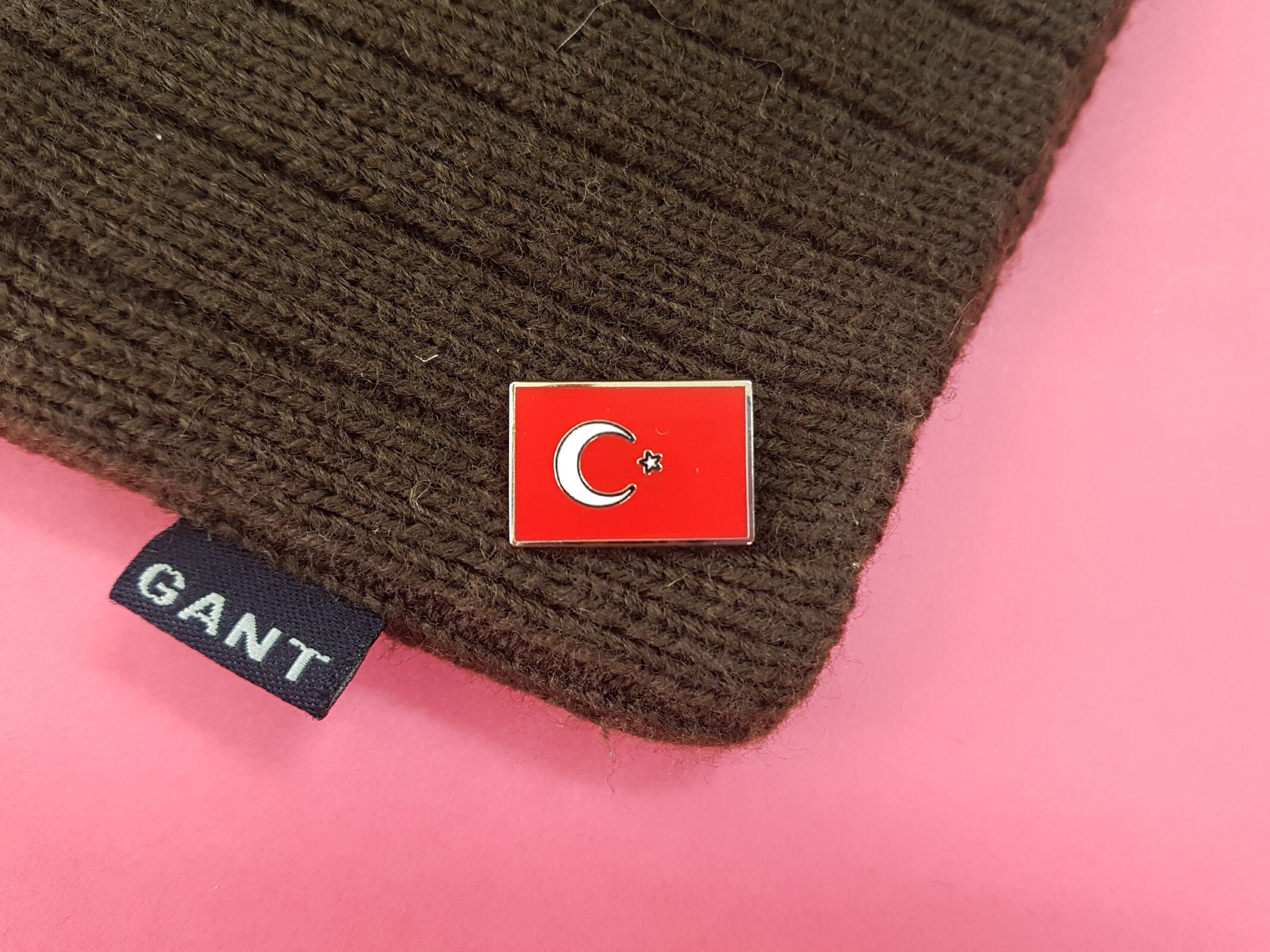 Turkey Flag Pin Badge Etsy