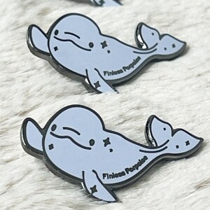 Finless Porpoise pin badge image 2