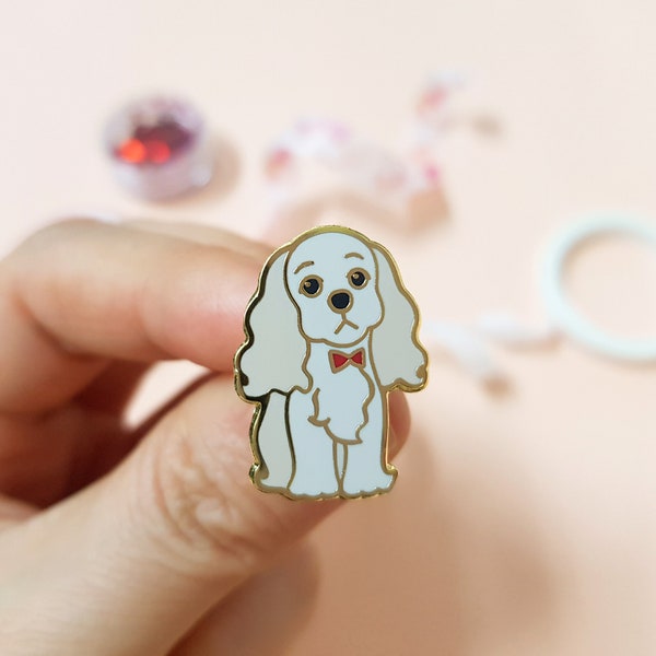 Cocker Spaniel hond pin-badge