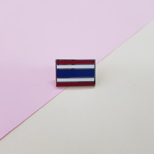 Thailand flag pin badge