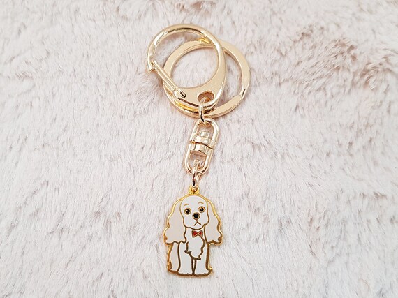 cocker spaniel keychain