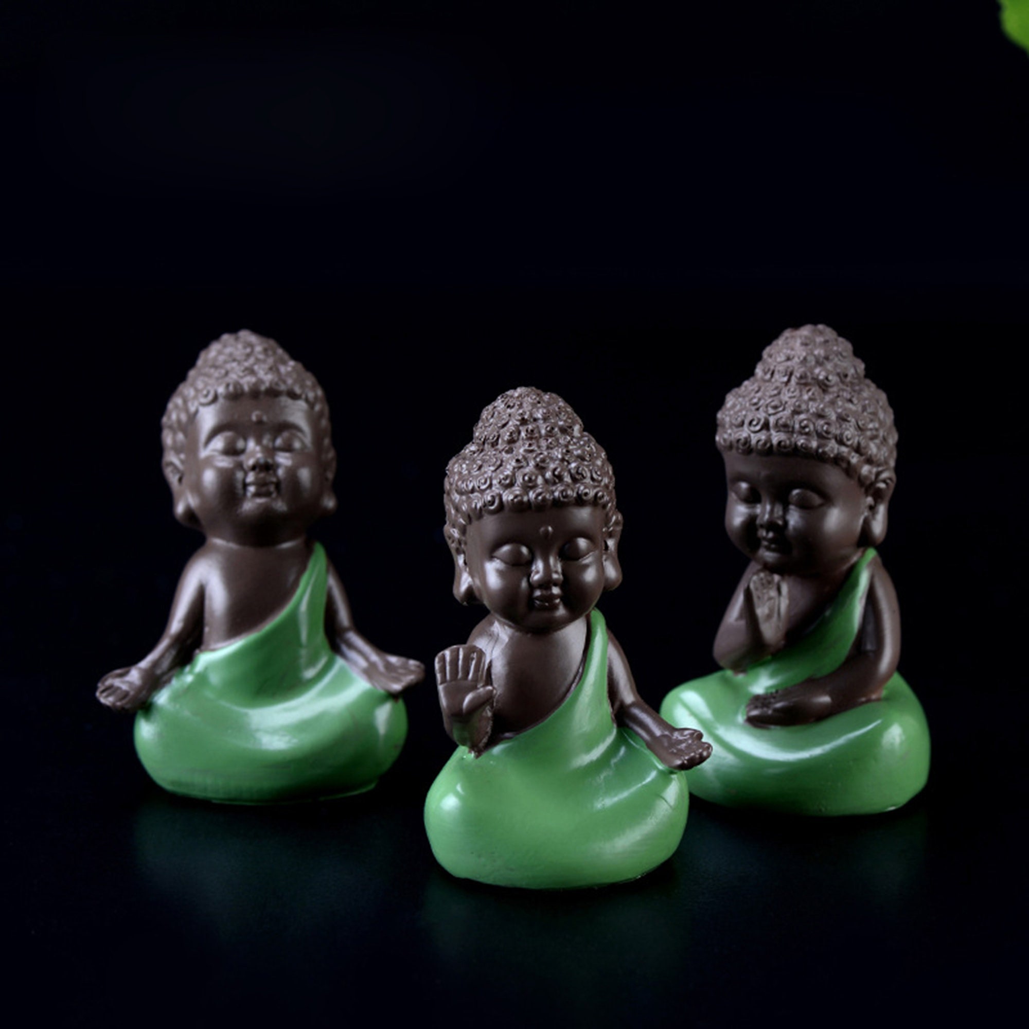 miniature buddha figurines