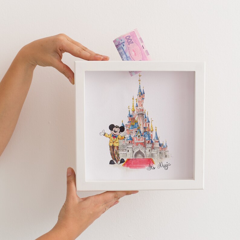 Disney Fund Disney Park Fund Money box Vacation Fund Etsy