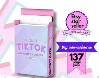 TikTok marketing guide | TikTok guide | How to use TikTok for business | TikTok Hooks | TikTok templates | TikTok planner | Social Media