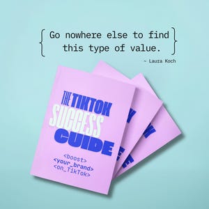 TikTok Growth Kit | Social Media Success Guide | Content Ideas, Viral Hooks & Strategy for Small Businesses 2025