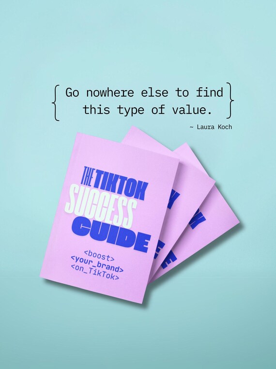 TikTok Growth Kit | Social Media Success Guide | Content Ideas, Viral Hooks & Strategy for Small Businesses 2025