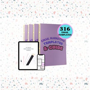 2025 Ultimate Email Marketing Bundle I Email Marketing Templates | 2024 Email Marketing Guide I Scripted Email Templates | Email Sequence