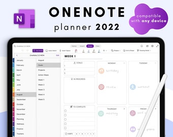 Onenote Calendar | Etsy