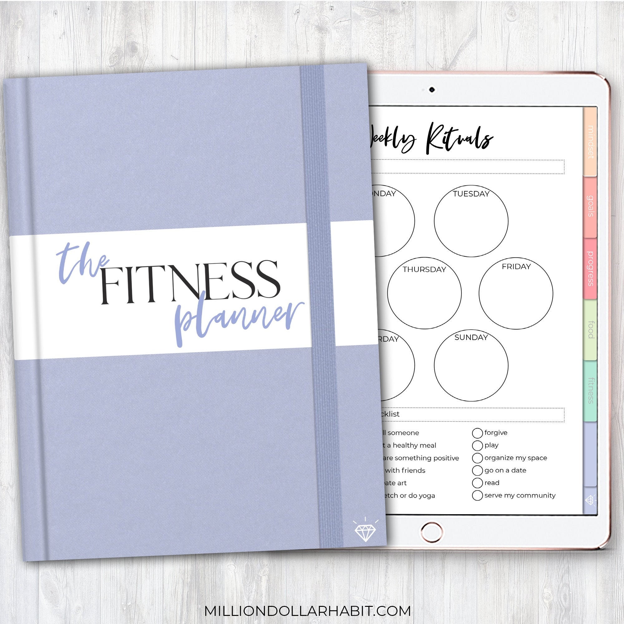 Digital Fitness Planner Goodnotes Health Planner Workout and Etsy