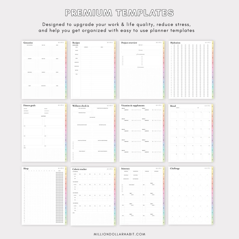 2023 Goodnotes Digital Planner, 2023 Notability Planner, 2023 iPad