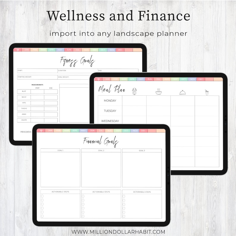 goodnotes planner template goodnotes planner template