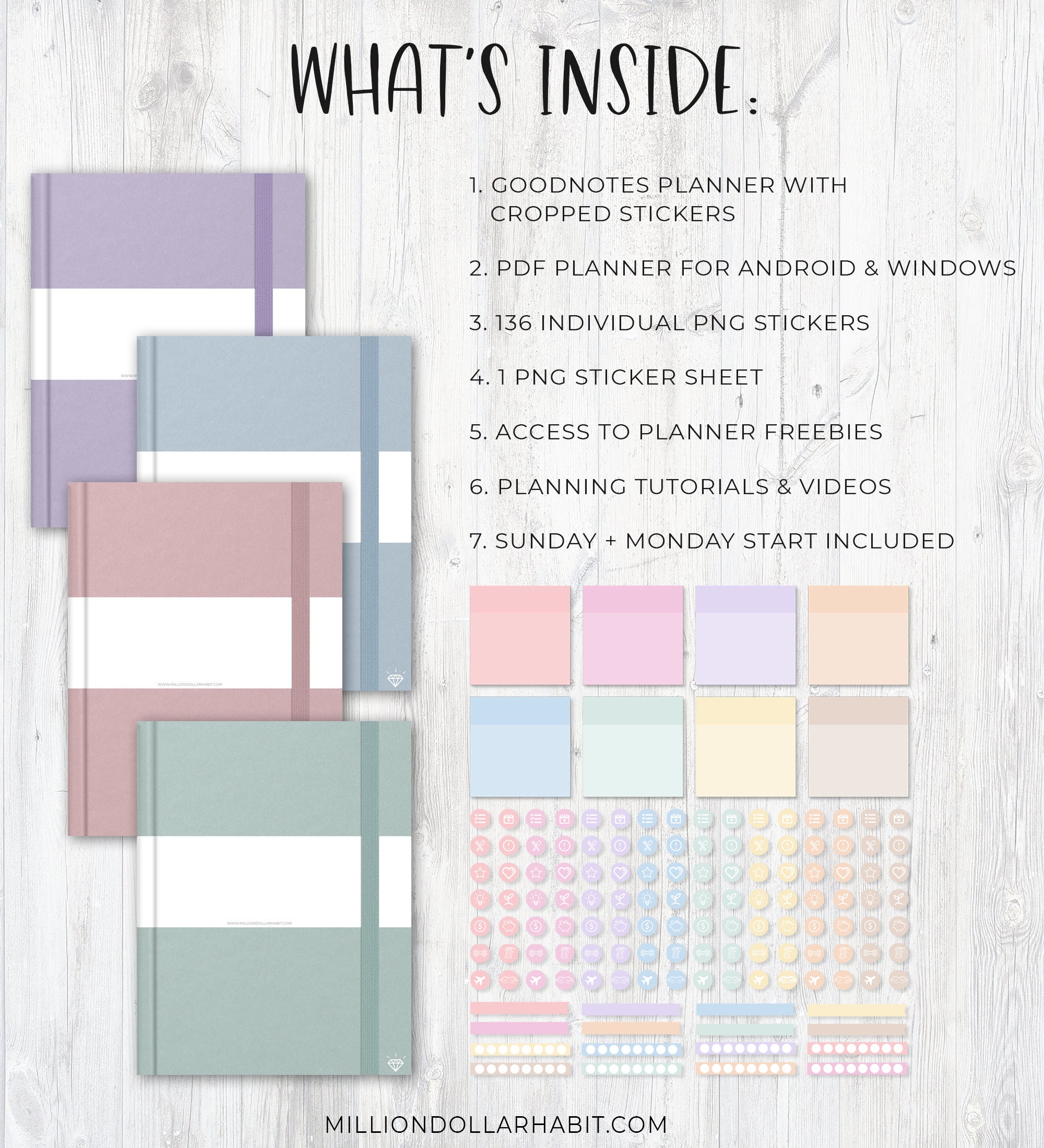 free digital planner goodnotes 2021