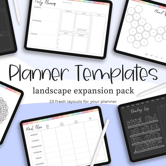 Digital Planner Templates Goodnotes Planner Inserts Life Etsy UK