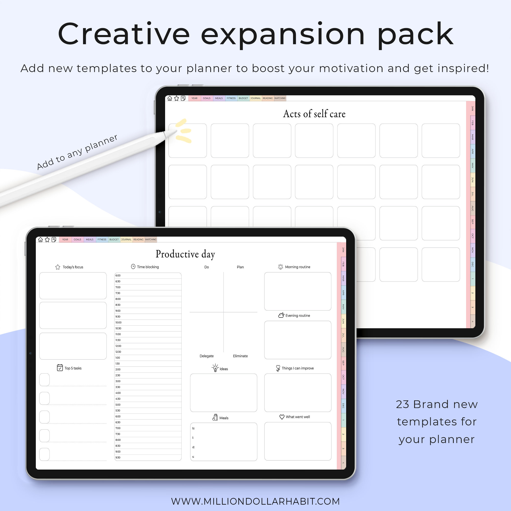 Goodnotes 5 planner template printerkiza