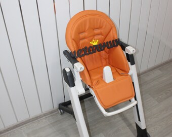 peg perego high chair orange
