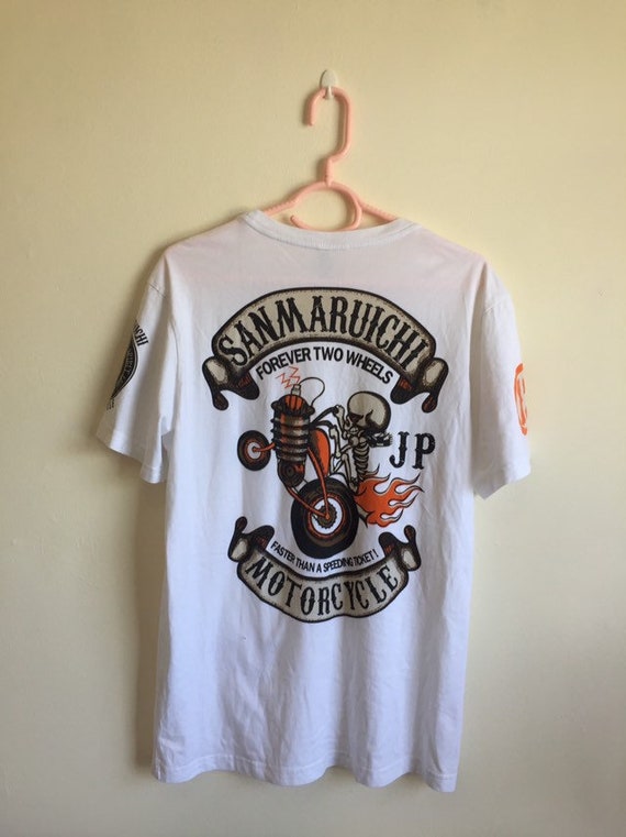 Vintage Sanmaruichi Motorcycle club t shirt / vint