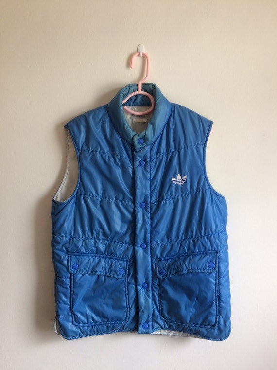 Vintage 90’s Adidas trefoil sleeveless jacket /vin