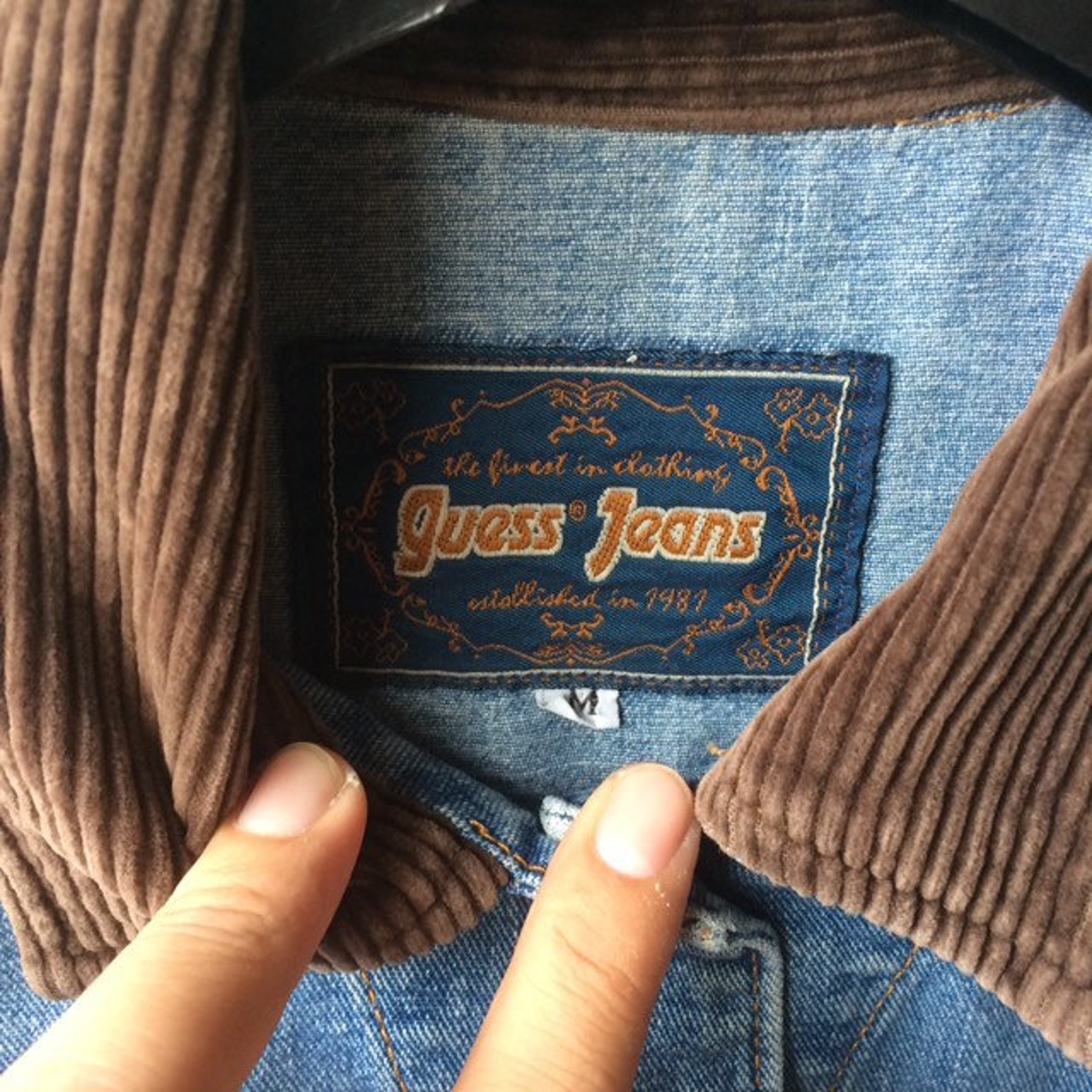 Vintage Guess Jeans Jacket for Womens/ Vintage Guess Jacket Etsy