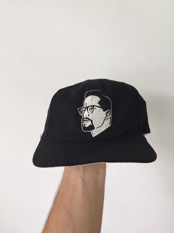 Vintage 90’s Malcolm X snapback / Malcolm X cap/