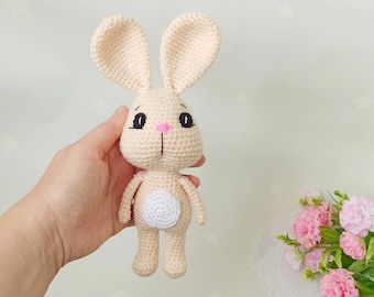 Bunny Amigurumi Crochet Pattern, Baby Toy DIY (PDF Pattern)