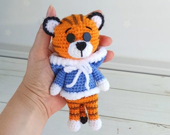 Crochet Tiger Pattern PDF, Animal Crochet Pattern, Tiger Crochet Pattern, Knitted Animals Toys, Tiger Crochet Pattern, Crochet Pattern