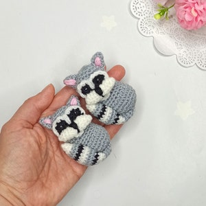 Amigurumi pattern raccoon pdf tutorial english, Amigurumi animal brooch, Gift for raccoon lover, Crochet brooch  pattern
