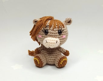 Amigurumi Horse Crochet Pattern, English Instructions (PDF Download)