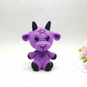 Crochet Baphomet amigurumi pattern PDF English, Lucifer the fallen Angel,Instant Download, Instructions to Crochet