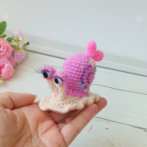 Snail Crochet Pattern, Love snail with heart pattern pdf, Crochet patterns amigurumi, Crochets Snail Tutorial,