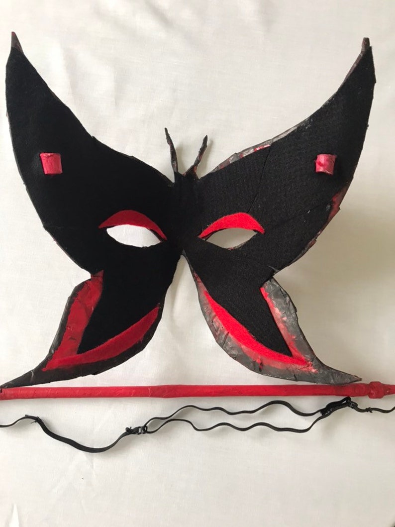 Queen Butterfly Masquerade Mask ~Festival ~Pride ~Ladies ~Mens ~summer ~costume ~cosplay ~mardi gras ~ spirit animal ~winged ~ fancy dress