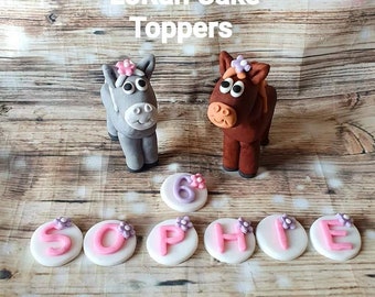 Handmade Edible Cake Topper, decoration, Pony /Horse