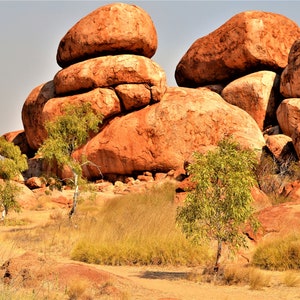Printable digital print Devils Marbles Outback Australia