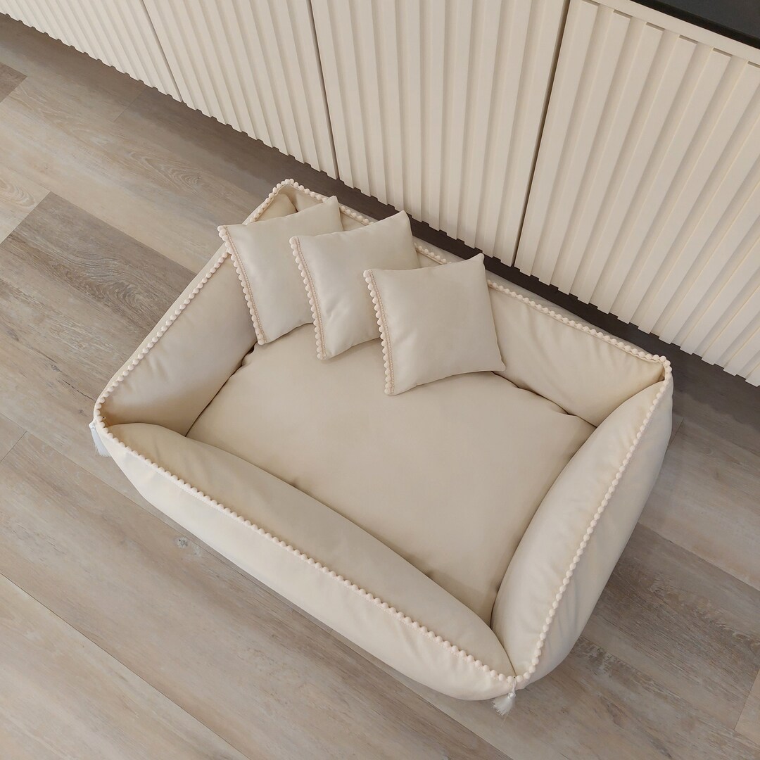 Luxury Handmade Dog Bed / Gift for Dog Parent/ Pets Bed Small, Medium