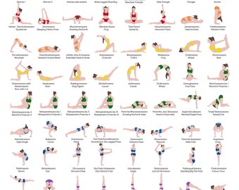 Printable Yoga Poses Chart