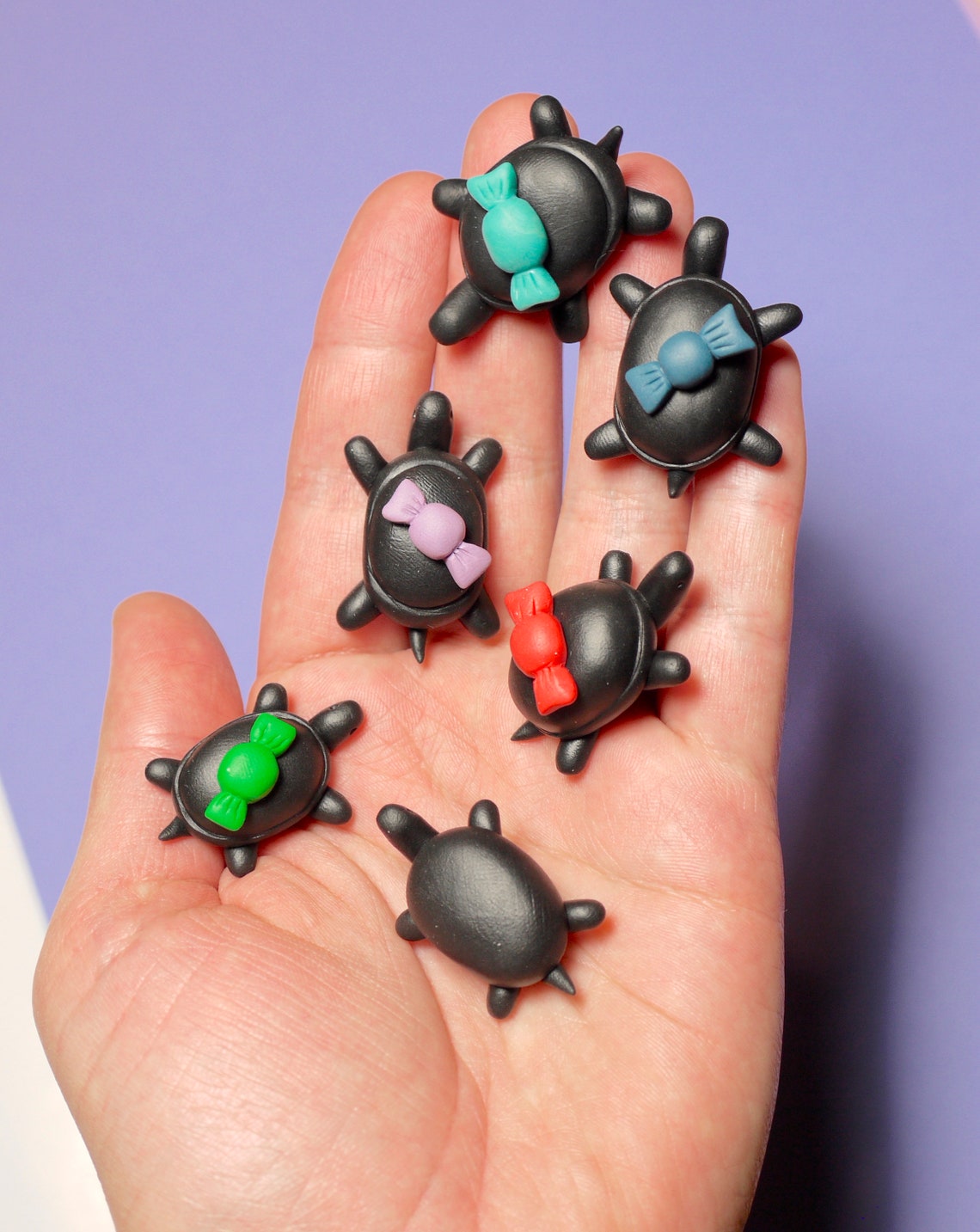 Black Turtles Pins Polymer Clay Brooch Lapel Pin OTGW Etsy